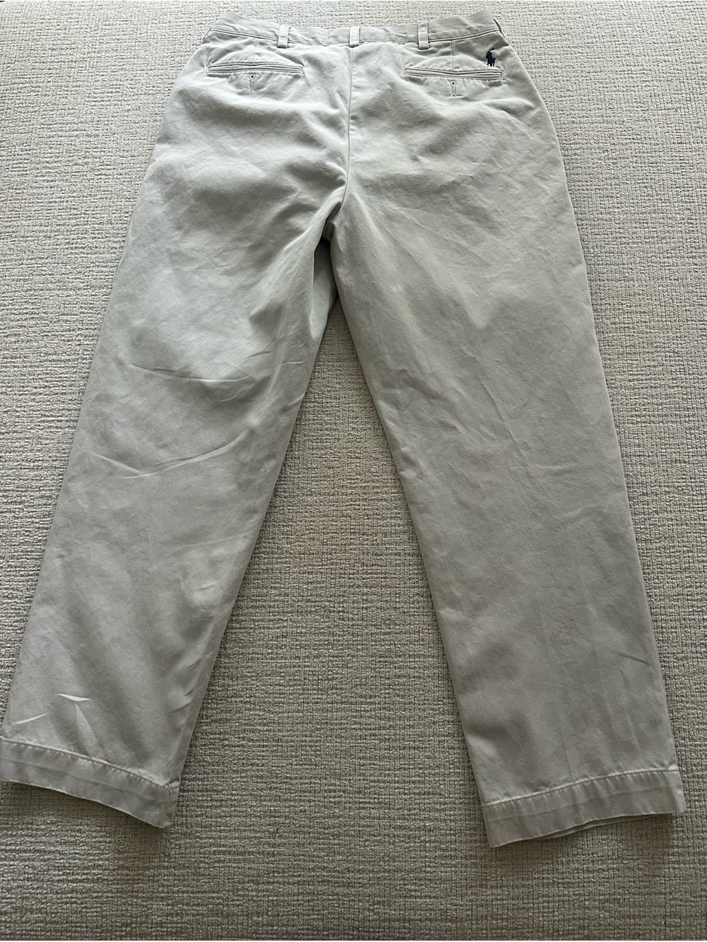 Vintage Polo Ralph Lauren Ethan Pleated Chino Pants -size 34/30 - Picture 7 of 11